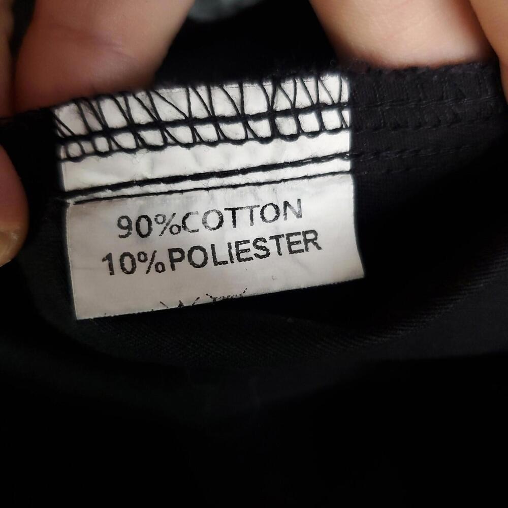 Womens Top M Shacket Button Down Peplum Star Print Raw Hem Western New Dallas - Picture 9 of 11